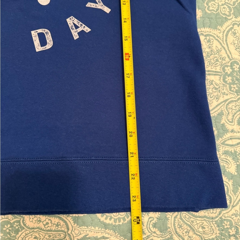 Apres All Day Cobalt Blue Graphic Sweatshirt - M - Picture 4 of 5